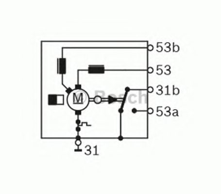 BOSCH F 006 B20 063 Wiper Motor